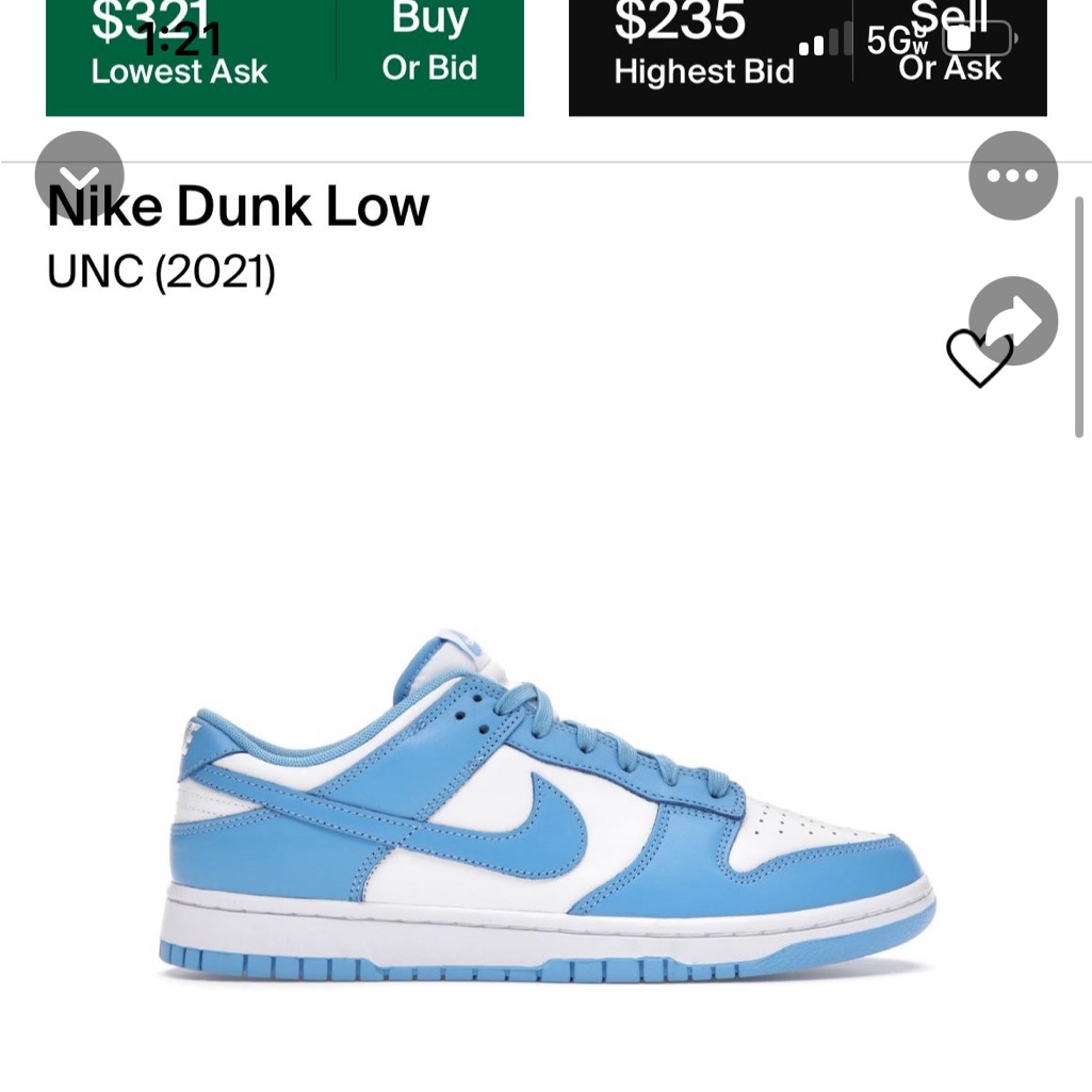 Dunk Low Unc